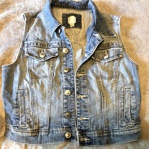 LC Lauren Conrad Denim/Jean Vest